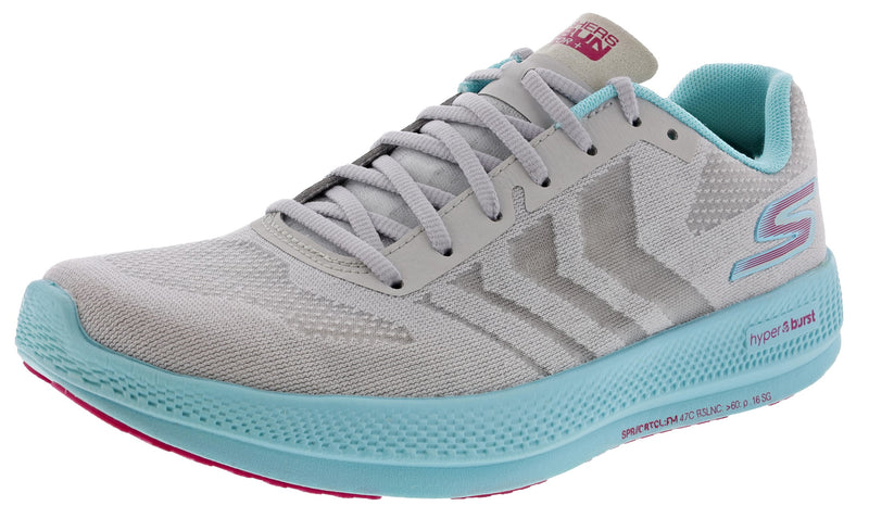 Skechers Women's Go Run Razor+ Lightweight Trainer Running Shoes