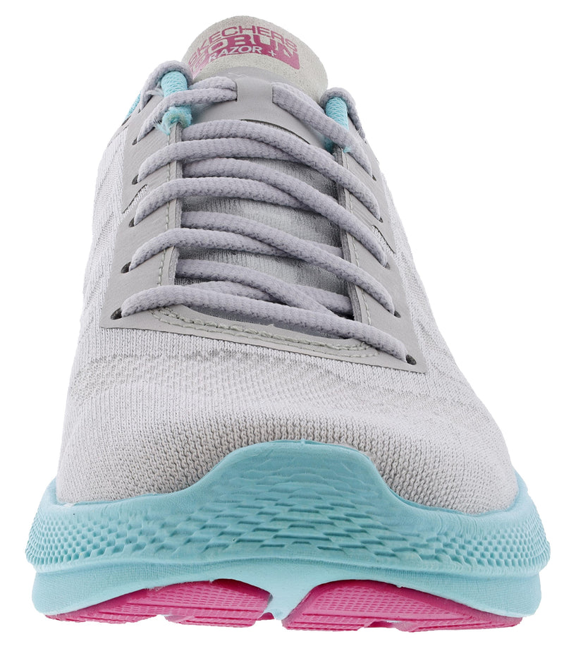 Skechers Women's Go Run Razor+ Lightweight Trainer Running Shoes