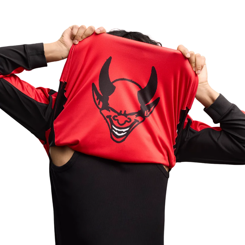 SLAM JAM + AC MILAN 4TH KIT LIMITED EDITION LS JERSEY "FOR ALL TIME RED"