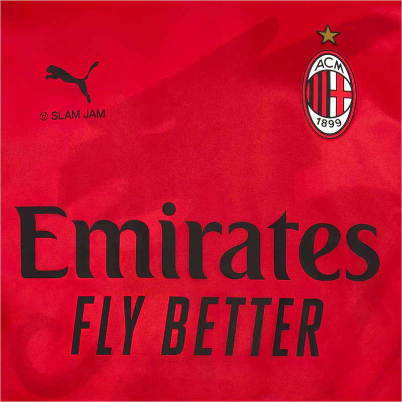 SLAM JAM + AC MILAN 4TH KIT LIMITED EDITION LS JERSEY "FOR ALL TIME RED"