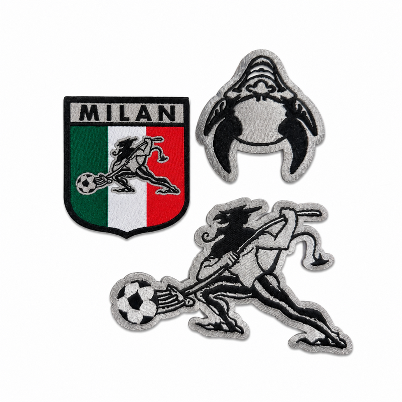 SLAM JAM + AC MILAN 4TH KIT LIMITED EDITION LS JERSEY SILVER MIST
