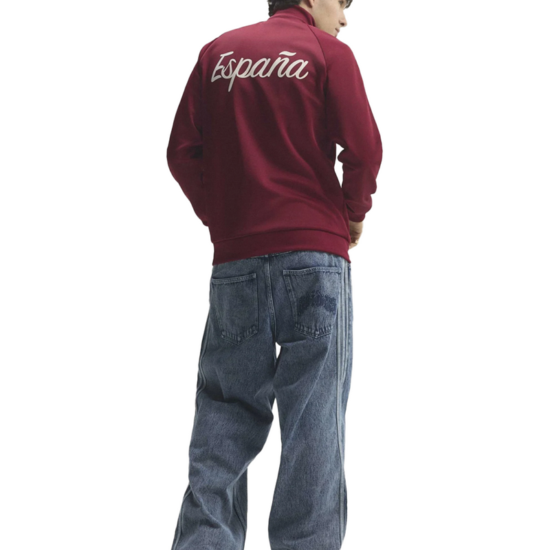 SPAIN ORIGINALS TRACK TOP BURGUNDY