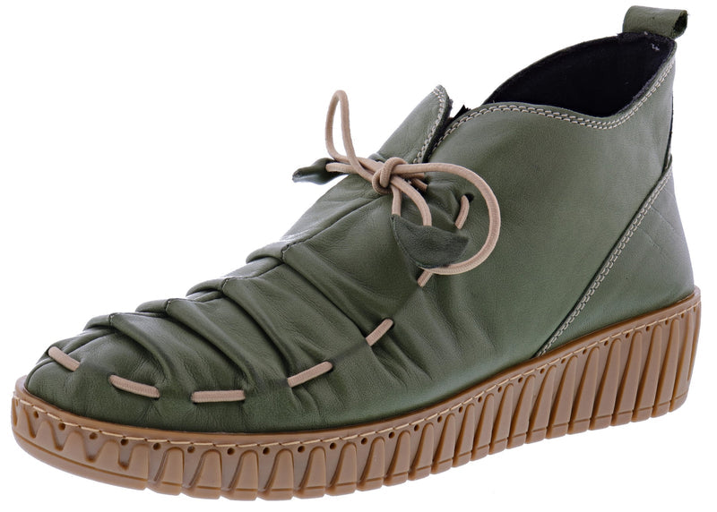 Spring Step Women's Leather Booties Nespea