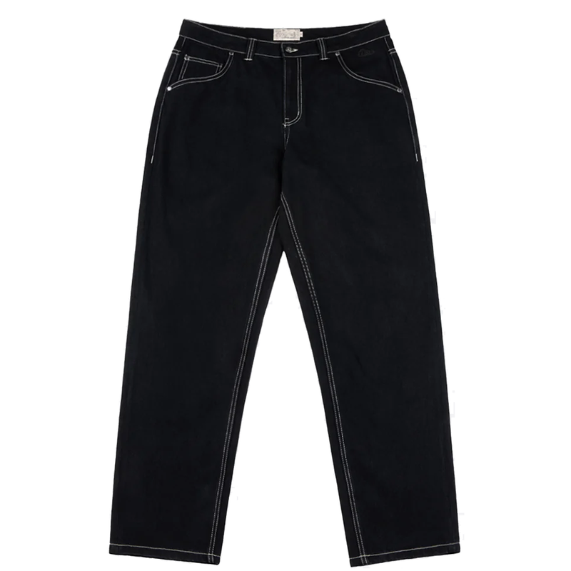 STRAIGHT DENIM PANTS BLACK