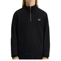 STRIPE TAPE HALF ZIP SWEATSHIRT