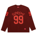 Supreme 99 Long-Sleeve Football Top 'Maroon' - Side Kicks