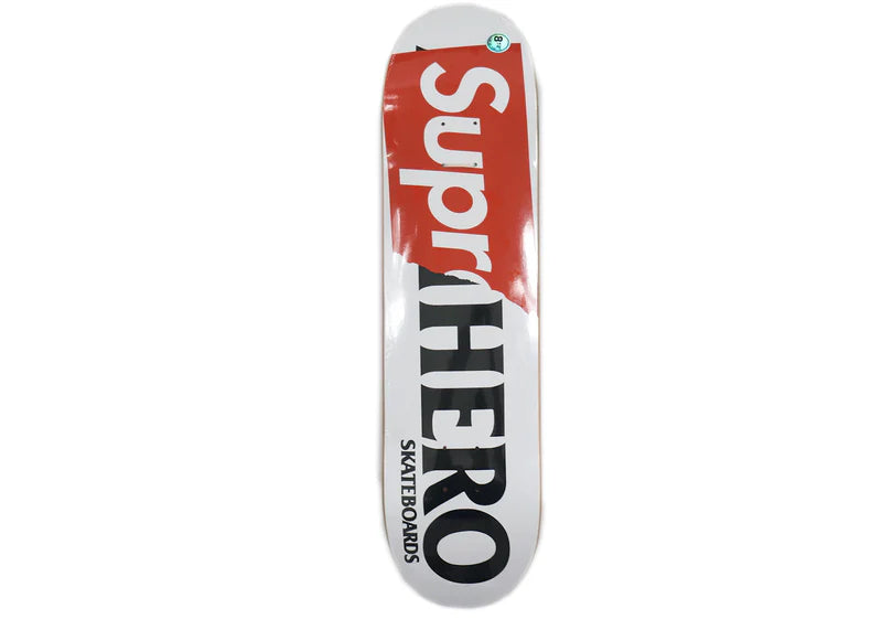 Supreme Antihero Supr-Hero Skateboard Deck White
