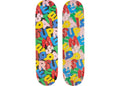 Supreme Balloons Skateboard Deck Black/Silver Set