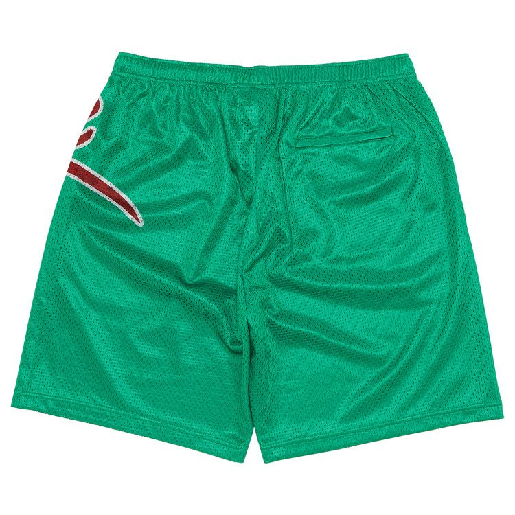 Supreme Big Script Mesh Short 'Green'