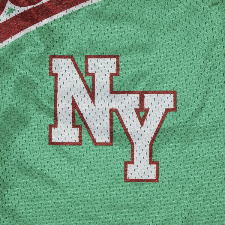 Supreme Big Script Mesh Short 'Green'