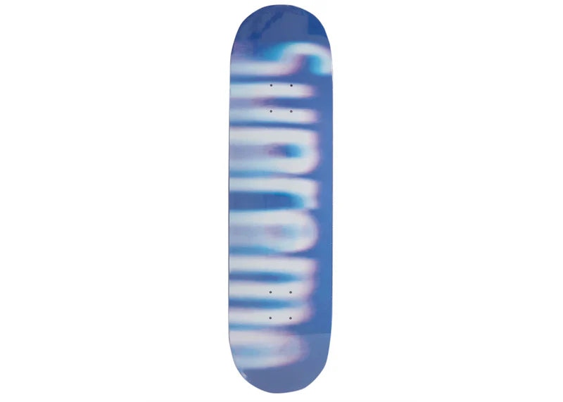 Supreme Blurred Logo Skateboard Deck Blue