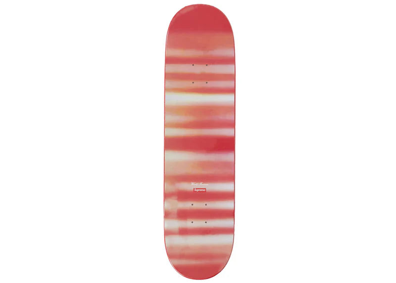 Supreme Blurred Logo Skateboard Deck Red