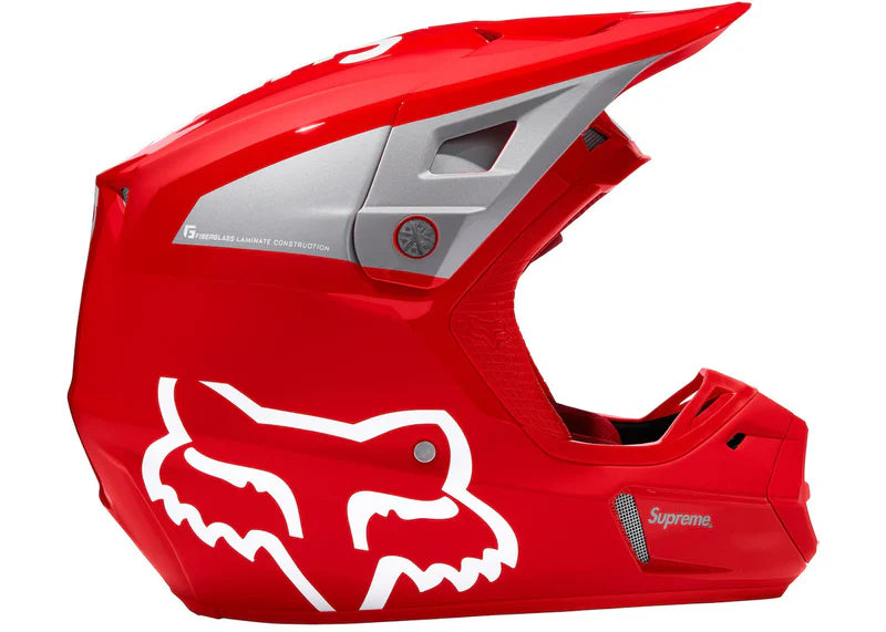 Supreme Fox Racing V2 Helmet Red