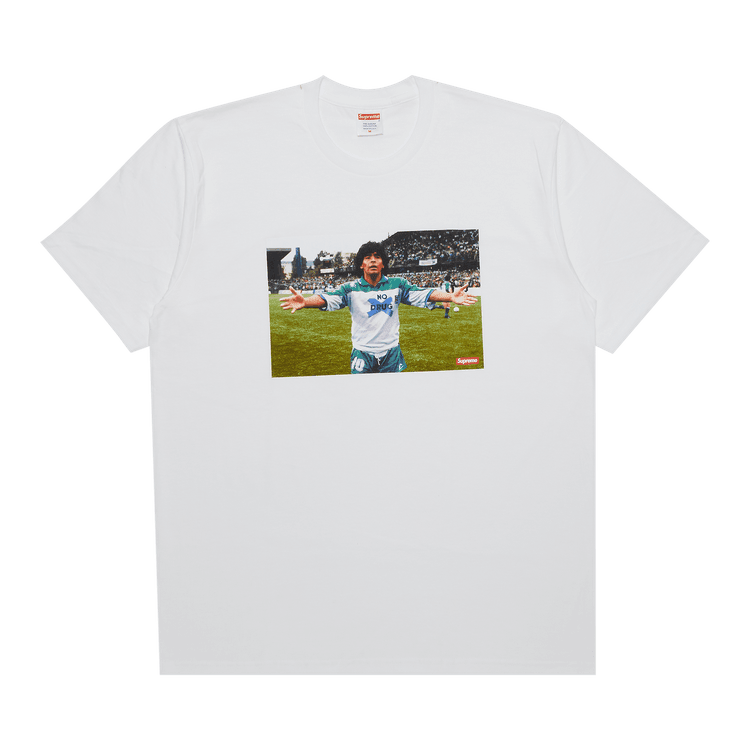 Supreme Maradona Tee 'White' - Side Kicks