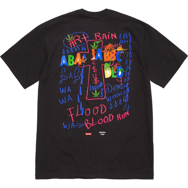 Supreme / Martine Rose Lee Scratch Perry Tee - Black