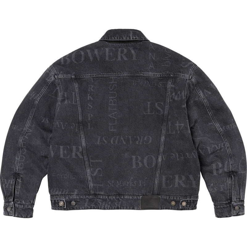 Supreme / Martine Rose Reversible Trucker Jacket - Washed Black