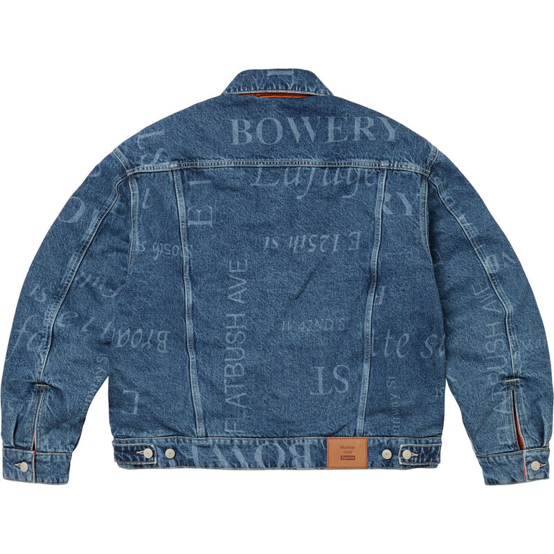 Supreme / Martine Rose Reversible Trucker Jacket - Washed Blue