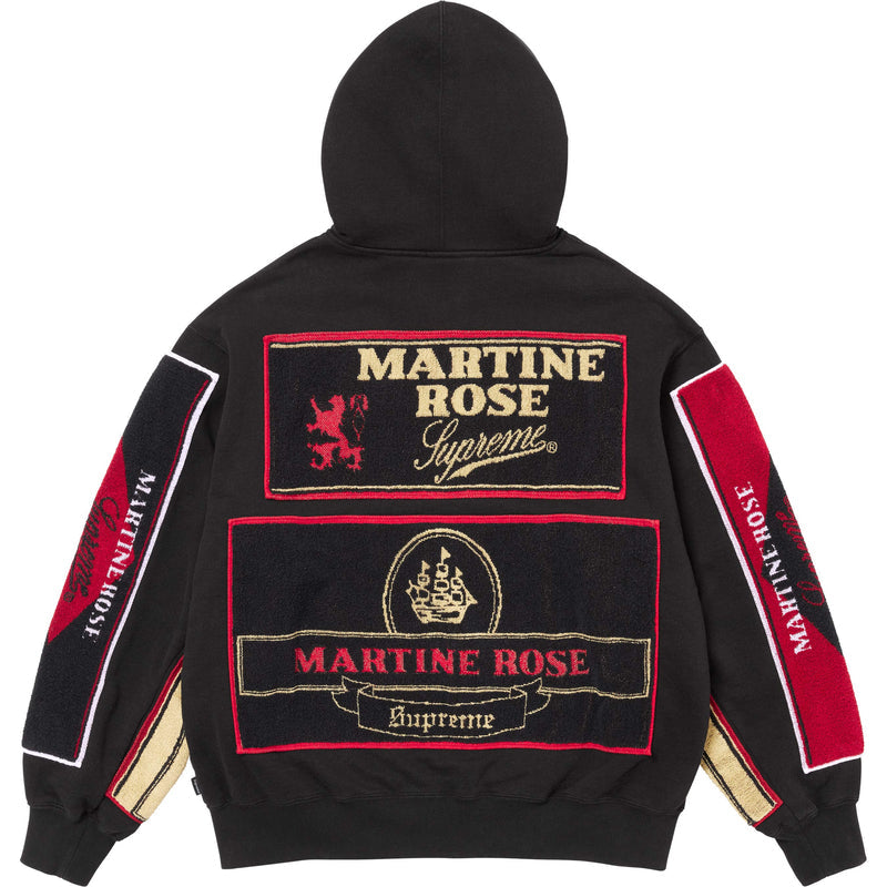 Supreme / Martine Rose Towel Zip Up Hooded Sweatshirt - Black