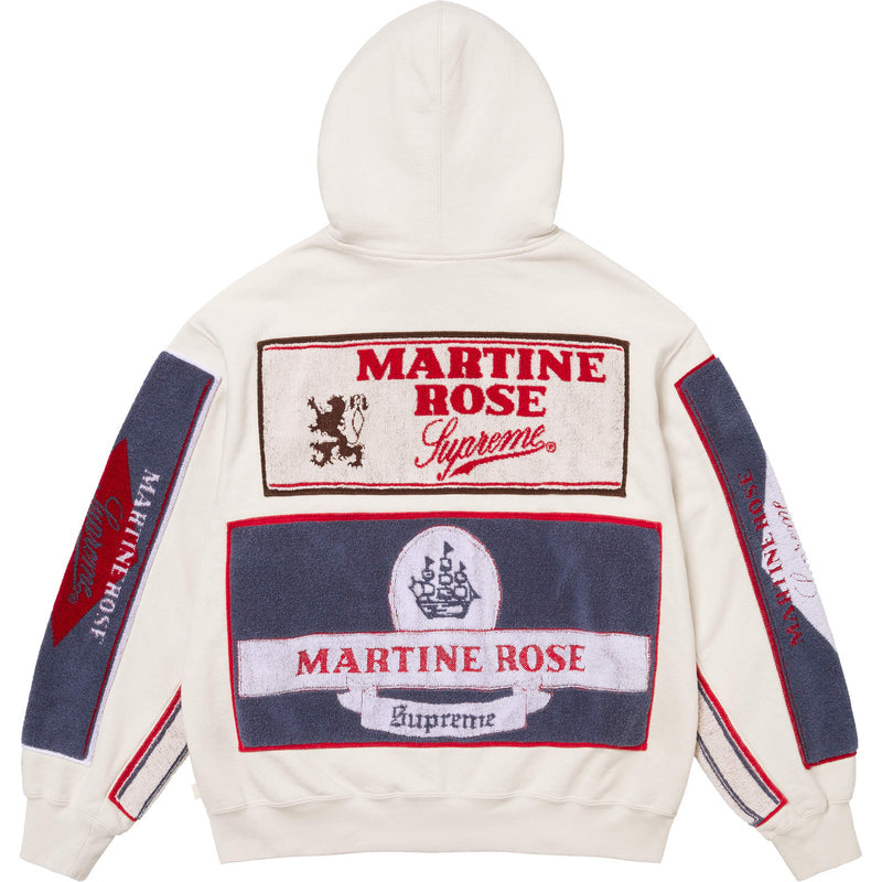 Supreme / Martine Rose Towel Zip Up Hooded Sweatshirt - White