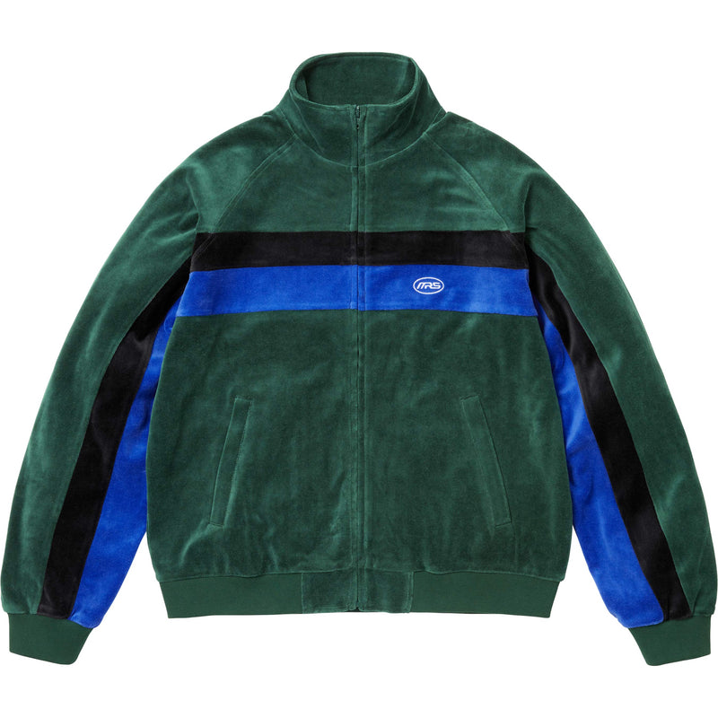 Supreme / Martine Rose Velour Track Jacket - Green