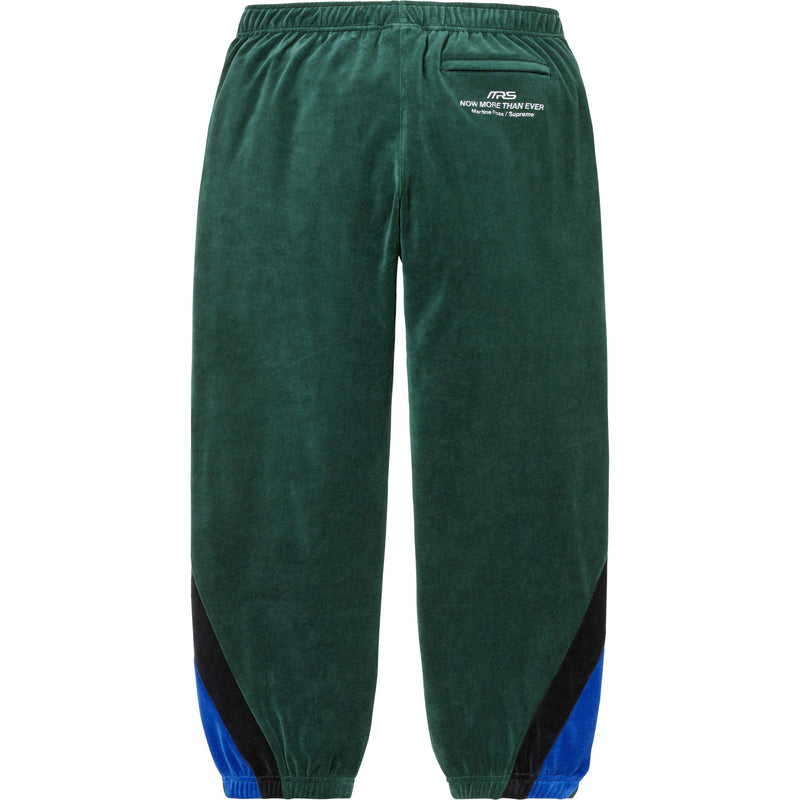 Supreme / Martine Rose Velour Track Pant - Green