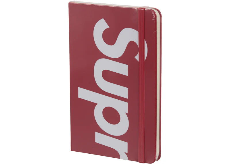 Supreme Moleskin Notebook Large Red
