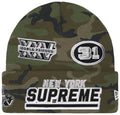 SUPREME NEW ERA FOOTBALL BEANIE ‘CAMO’