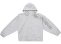 Supreme Spellout Embroidered Track Jacket (FW24) Grey