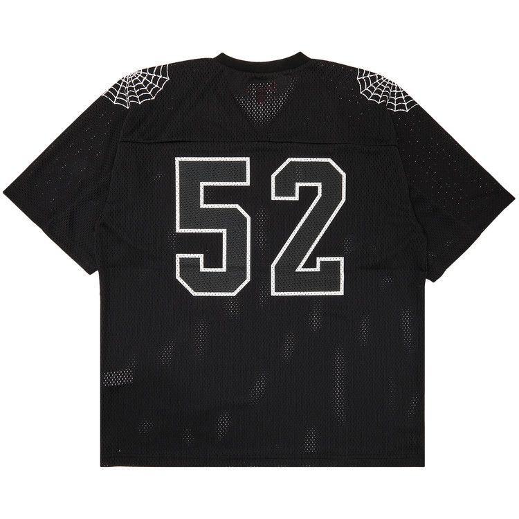 Supreme Spiderweb Football Jersey 'Black'