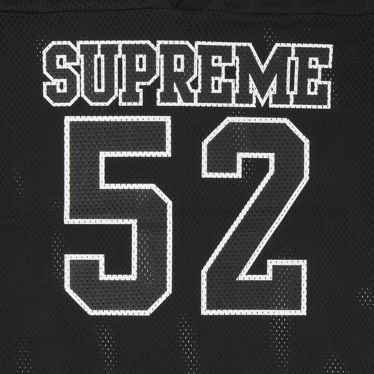 Supreme Spiderweb Football Jersey 'Black'