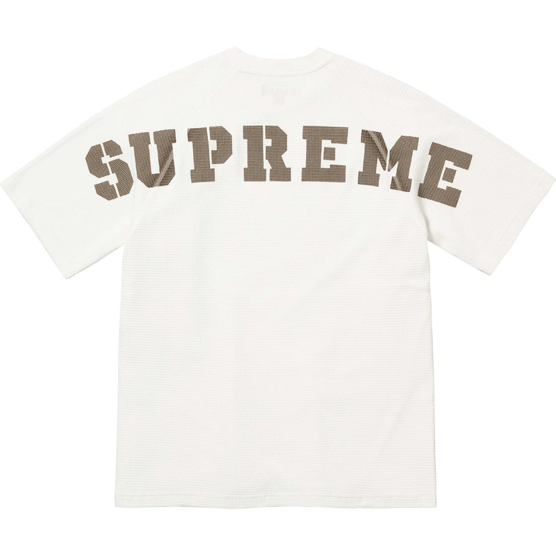 Supreme Stencil Thermal S/S Top - White