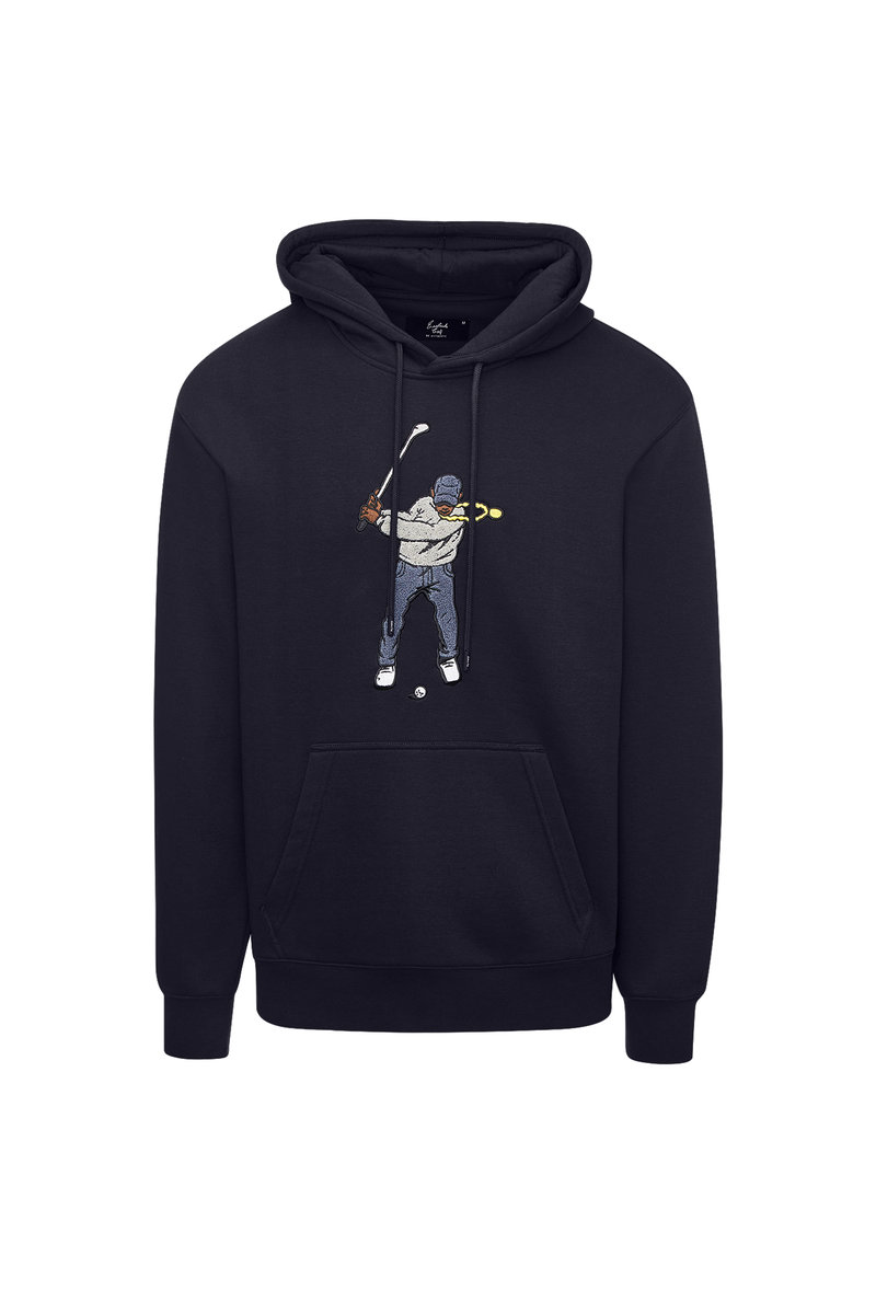 Eastside Golf Men's Core Fleece Hoodie Swingman Black