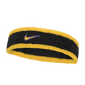 SWOOSH CLASSIC HEADBAND BLACK/PURPLE/GOLD