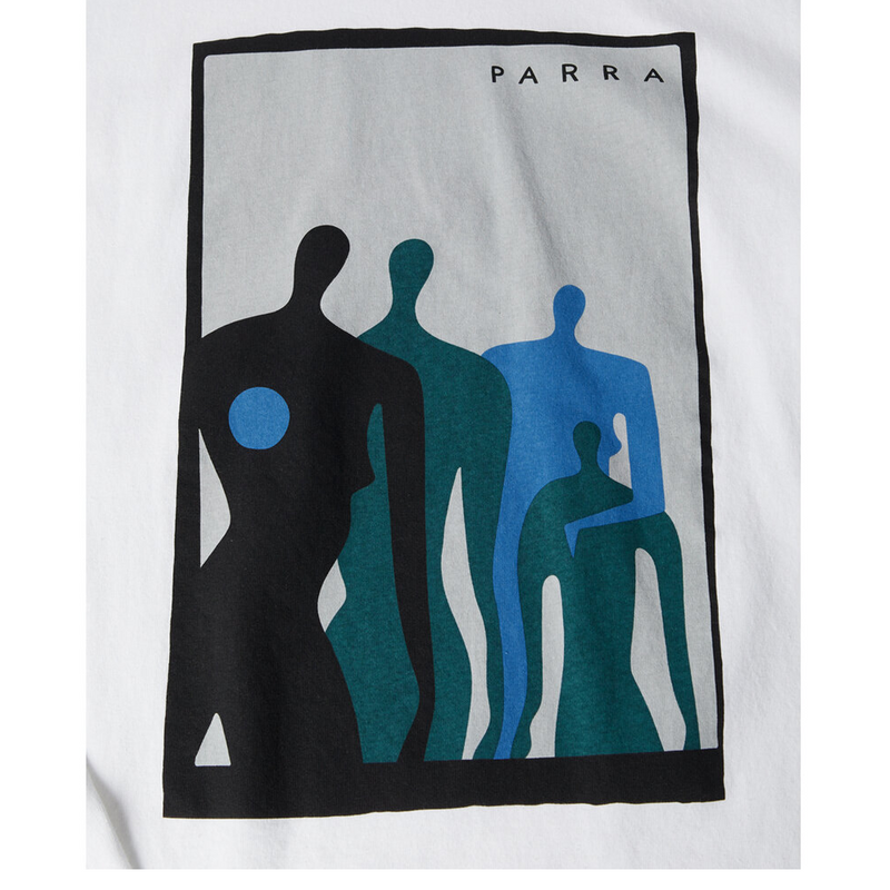THE VISITORS LONG SLEEVE T-SHIRT WHITE