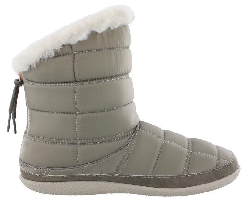 Toms Inez Women Back Zipper Cozy Ankle Booties