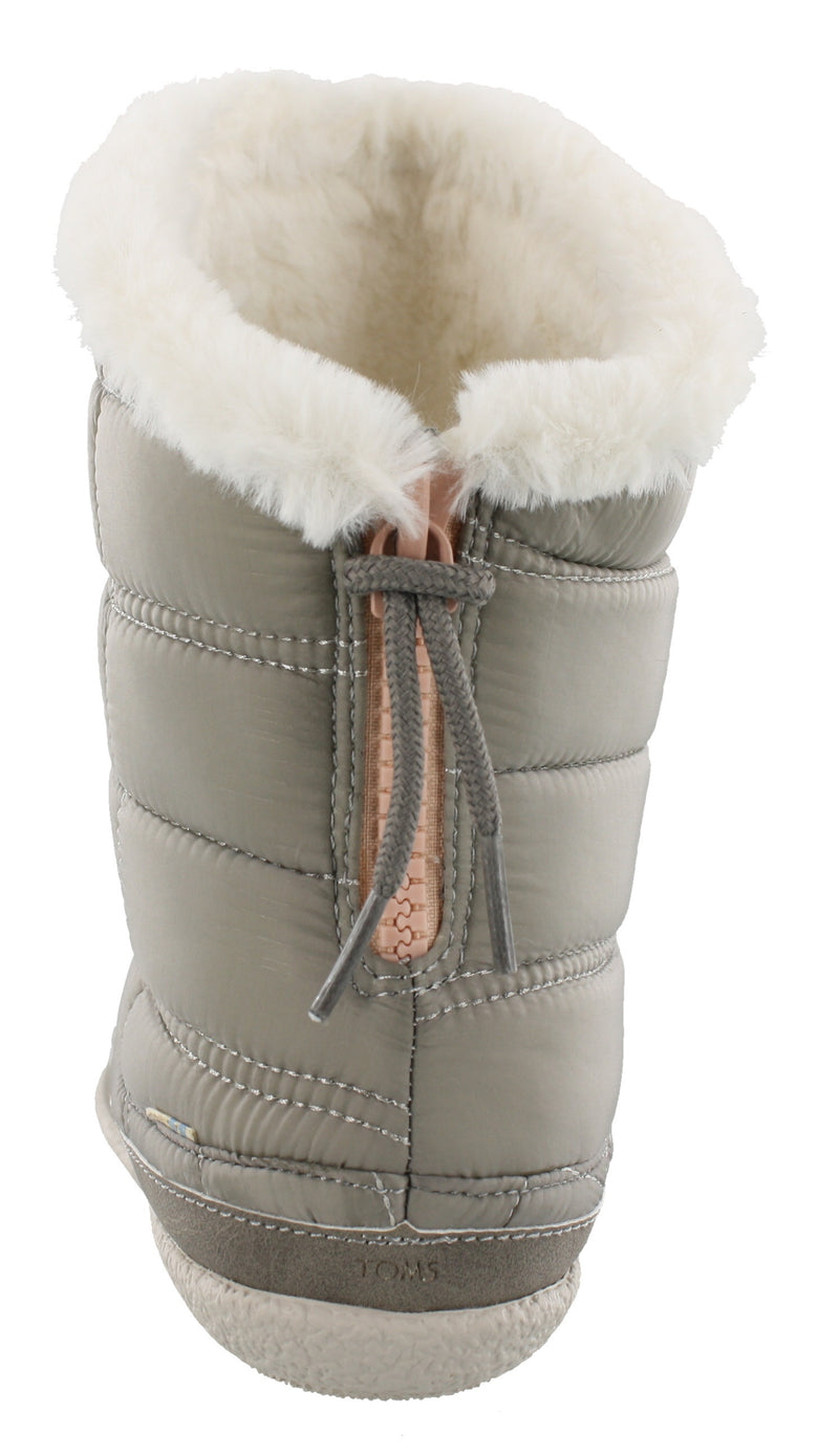Toms Inez Women Back Zipper Cozy Ankle Booties