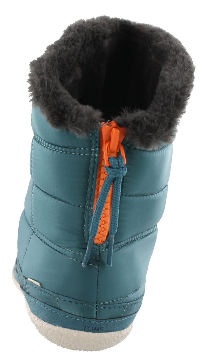 Toms Inez Women Back Zipper Cozy Ankle Booties