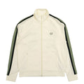 TWO COLOUR TAPE TRACK JACKET LIGHT ECRU