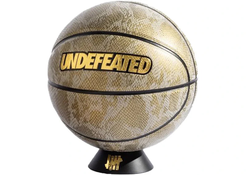 Undefeated x Kobe Bryant "Hall of Fame" Metallic Gold Snake Basketball