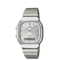 VINTAGE ANALOG-DIGITAL SILVER WATCH AQ-240E-7A