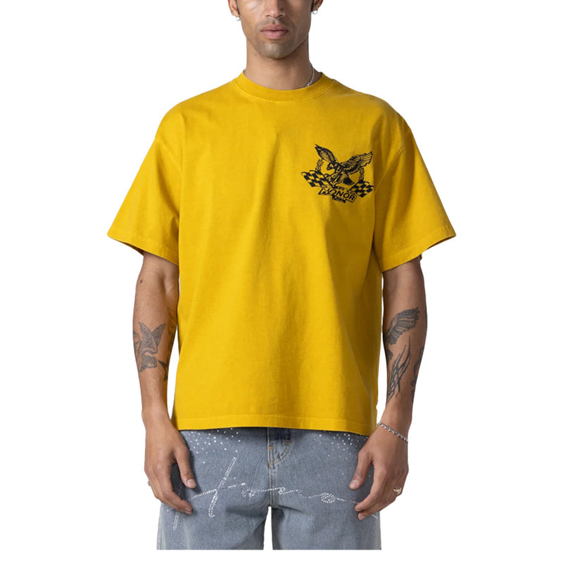 VINTAGE OIL TEE YELLOW