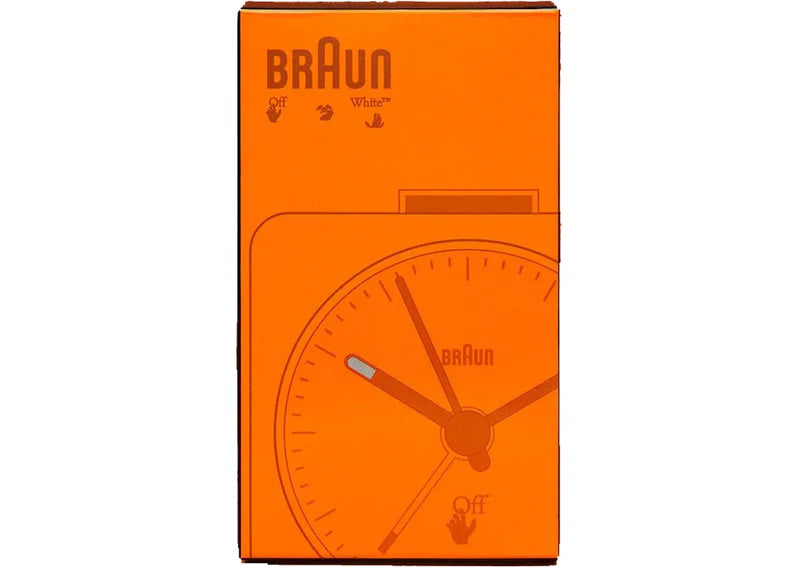 Virgil Abloh Braun Off-White Alarm Clock Orange