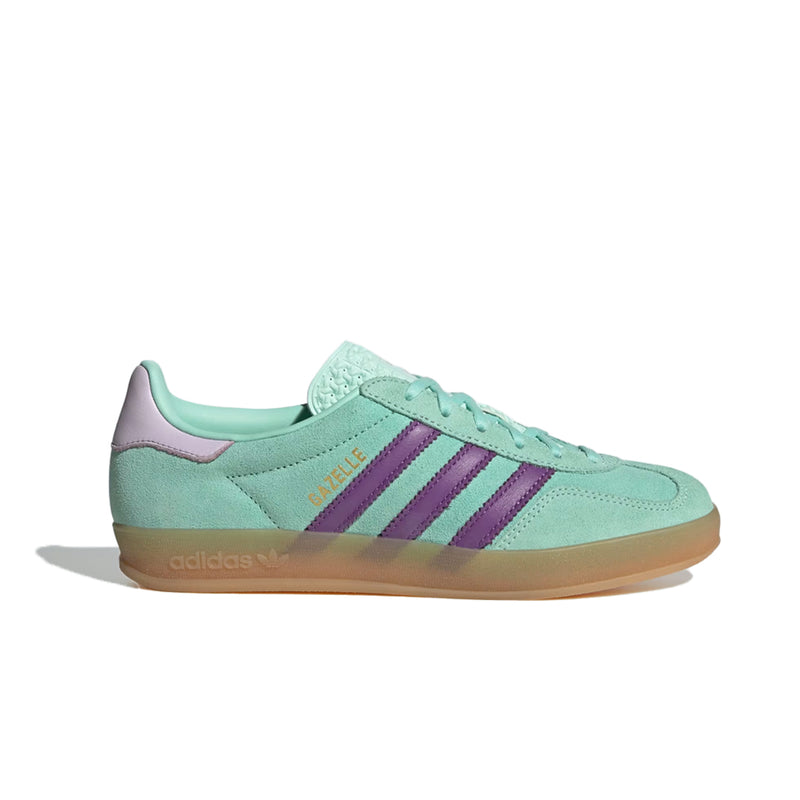WOMEN'S GAZELLE INDOOR CLEAR MINT/ACTIVE PURPLE