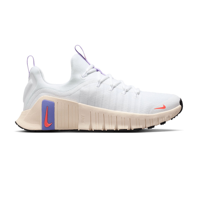 Women's Nike Free Metcon 6 (White / Hot Lava / Violet Mist / Chalk)