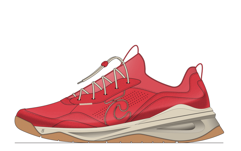 Women's Strada - Vintage Red / Gum [B2B Only]