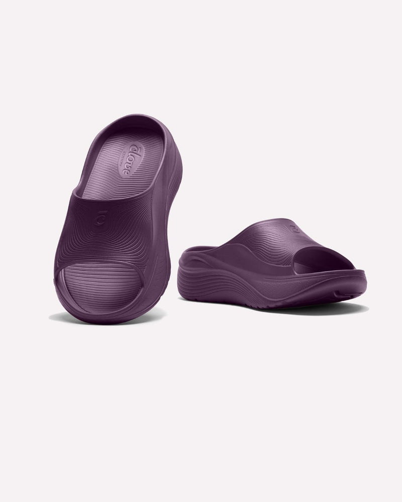 Women's SuperCush Recovery Slide - Plum