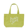 WORDMARK DISTRESSED TOTE BAG MATCHA