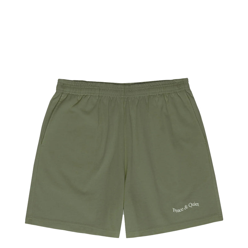WORDMARK SWEATSHORTS OLIVE