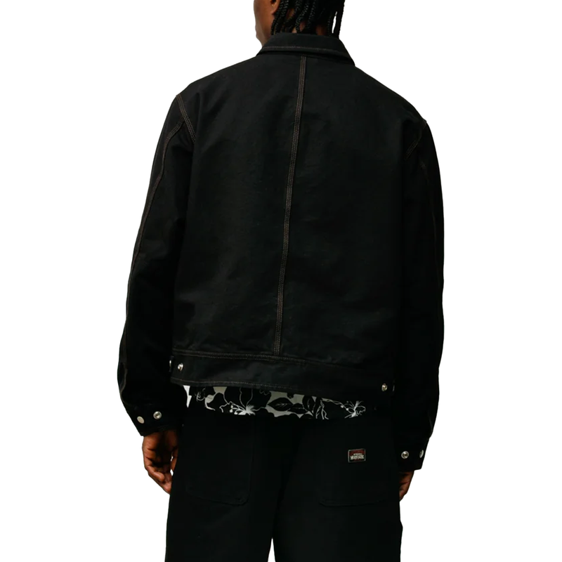 WORK JACKET COLLARED BLACK