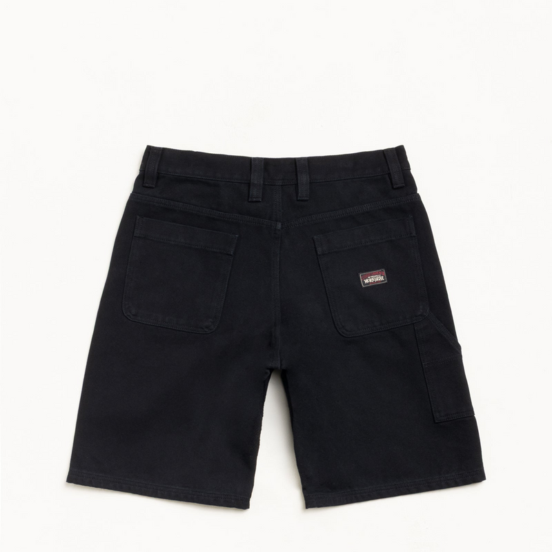 WORK SHORT CANVAS BLACK